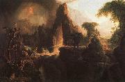 Thomas Cole Expulsion From the Garden of Eden Spain oil painting artist